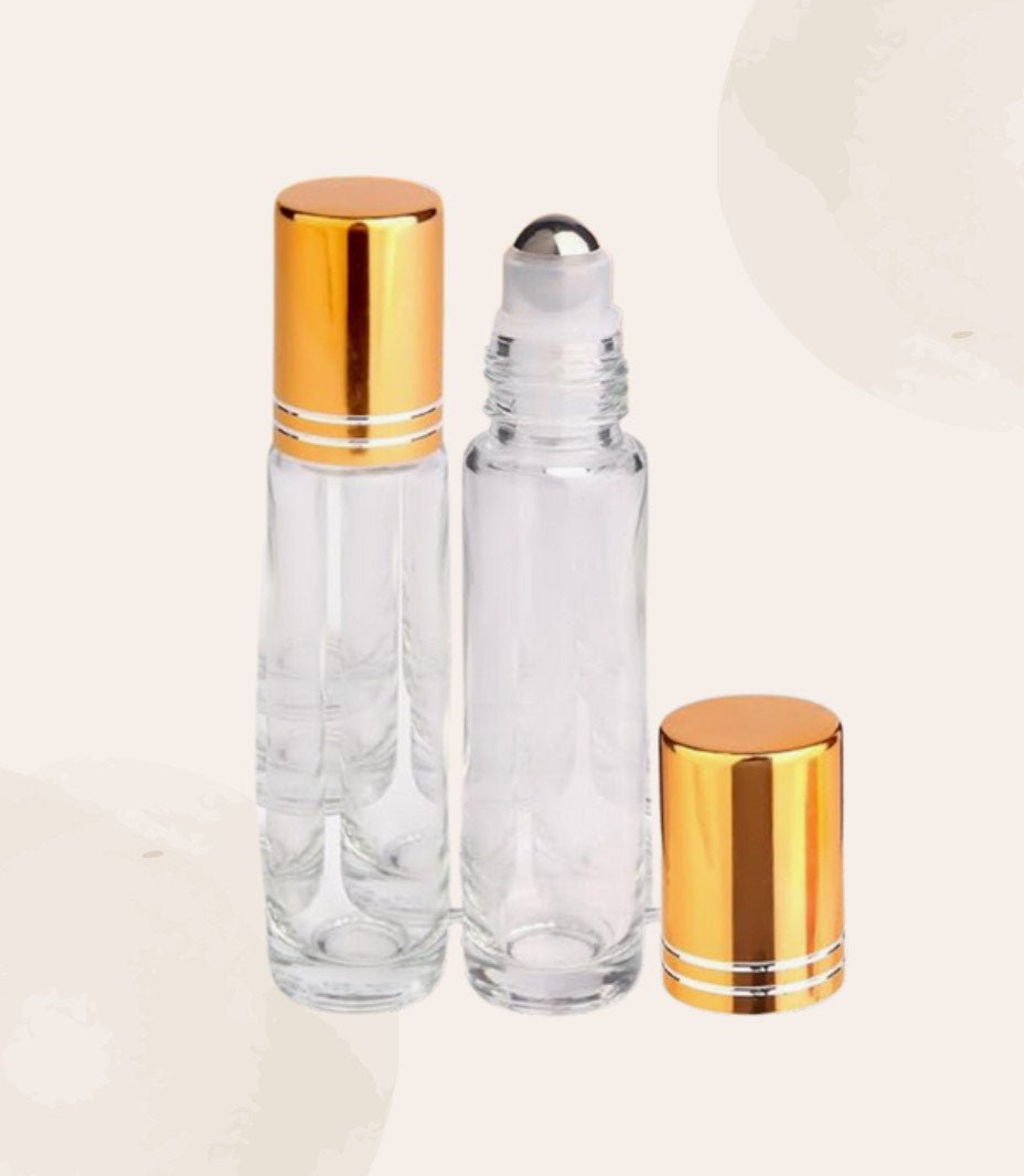 Anointing Oil: Clear Glass Roller Bottles